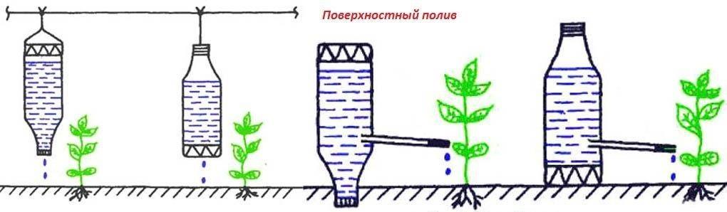 (капельный, полив, бутылок, своими) Капельный полив из бутылок своими руками