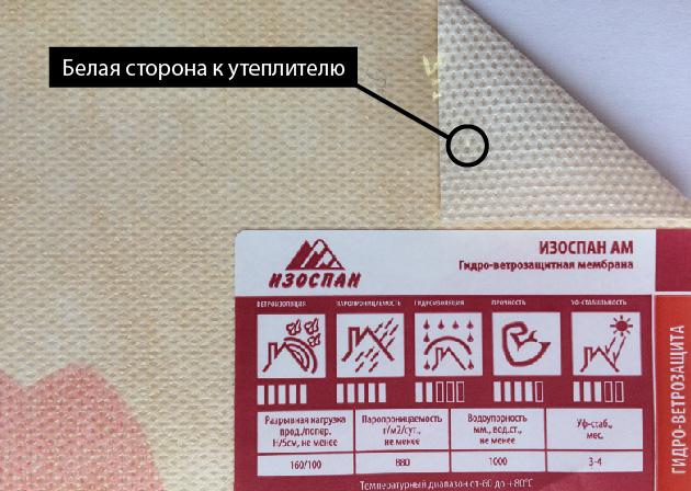 Какой стороной класть пароизоляцию к утеплителю: на пол, перекрытия, крышу и стены