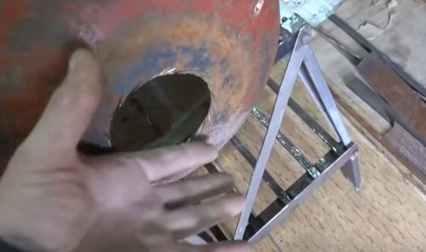 (мангал, газового, баллона, своими, руками) Мангал из газового баллона своими руками: чертежи с размерами, пошаговая инструкция