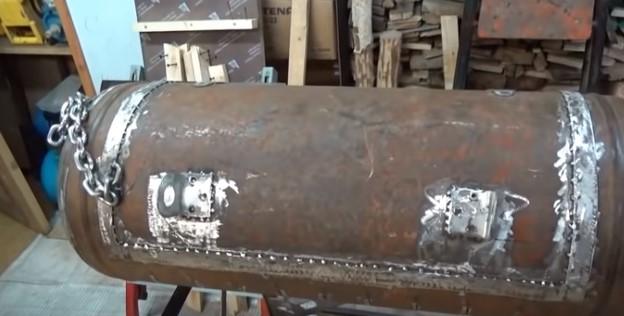 (мангал, газового, баллона, своими, руками) Мангал из газового баллона своими руками: чертежи с размерами, пошаговая инструкция