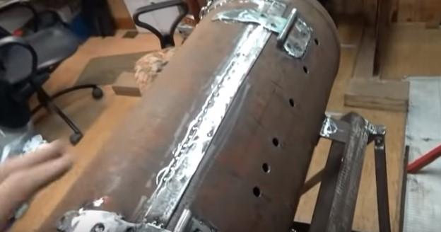 (мангал, газового, баллона, своими, руками) Мангал из газового баллона своими руками: чертежи с размерами, пошаговая инструкция