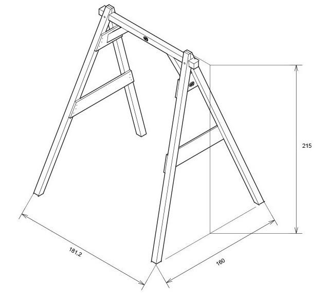 Детские качели своими руками: из дерева, из металла