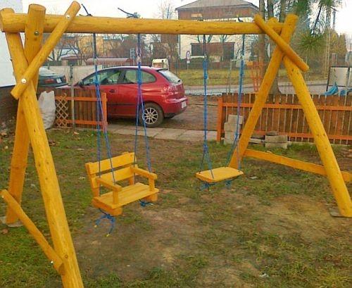 Детские качели своими руками: из дерева, из металла