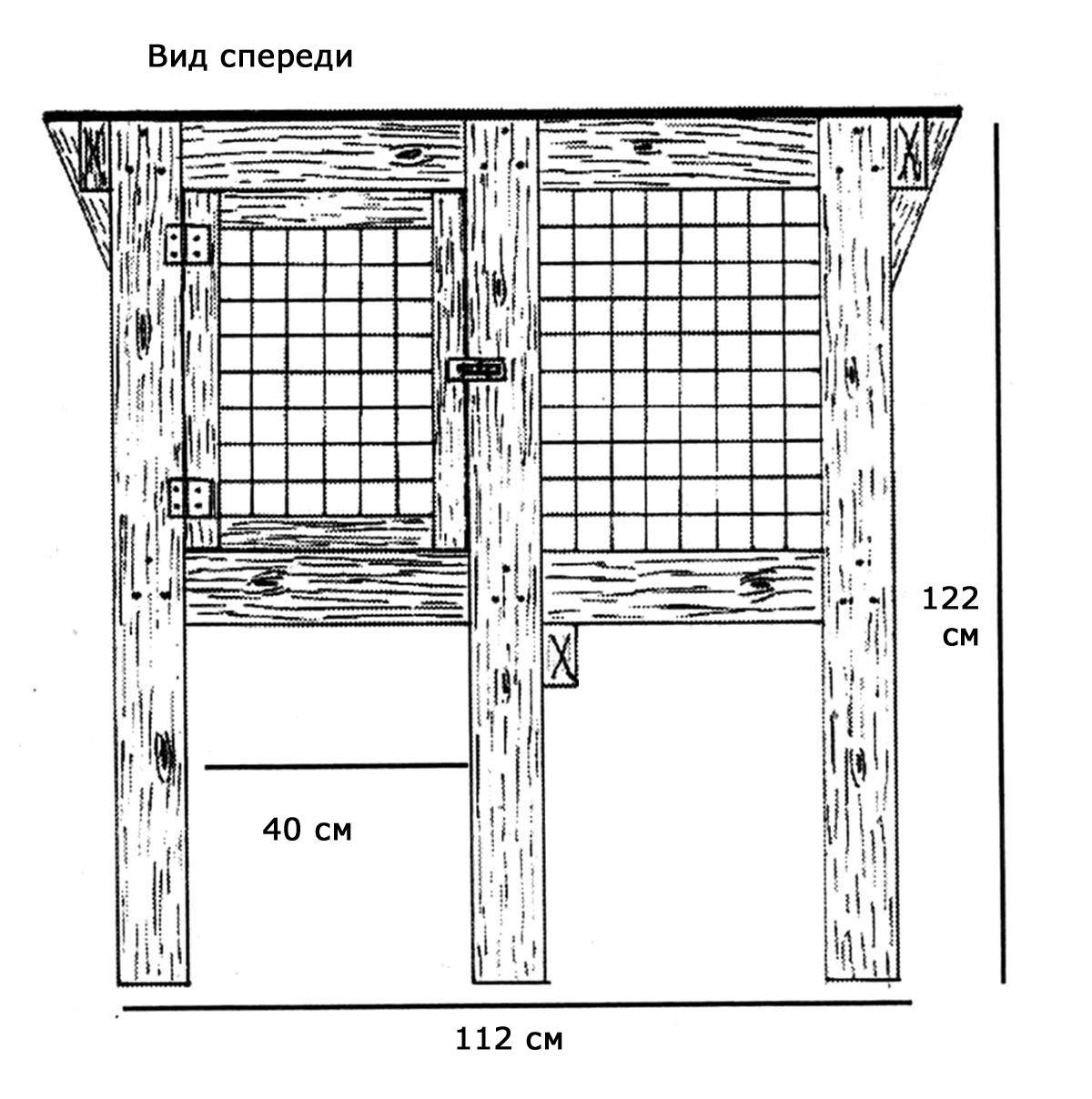 (клетки, кроликов, своими, руками, чертежи) Клетки для кроликов своими руками: чертежи, размеры и пошаговая инструкция