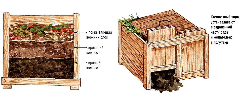 Компостная яма (ящик для компоста) своими руками: варианты изготовления, фото