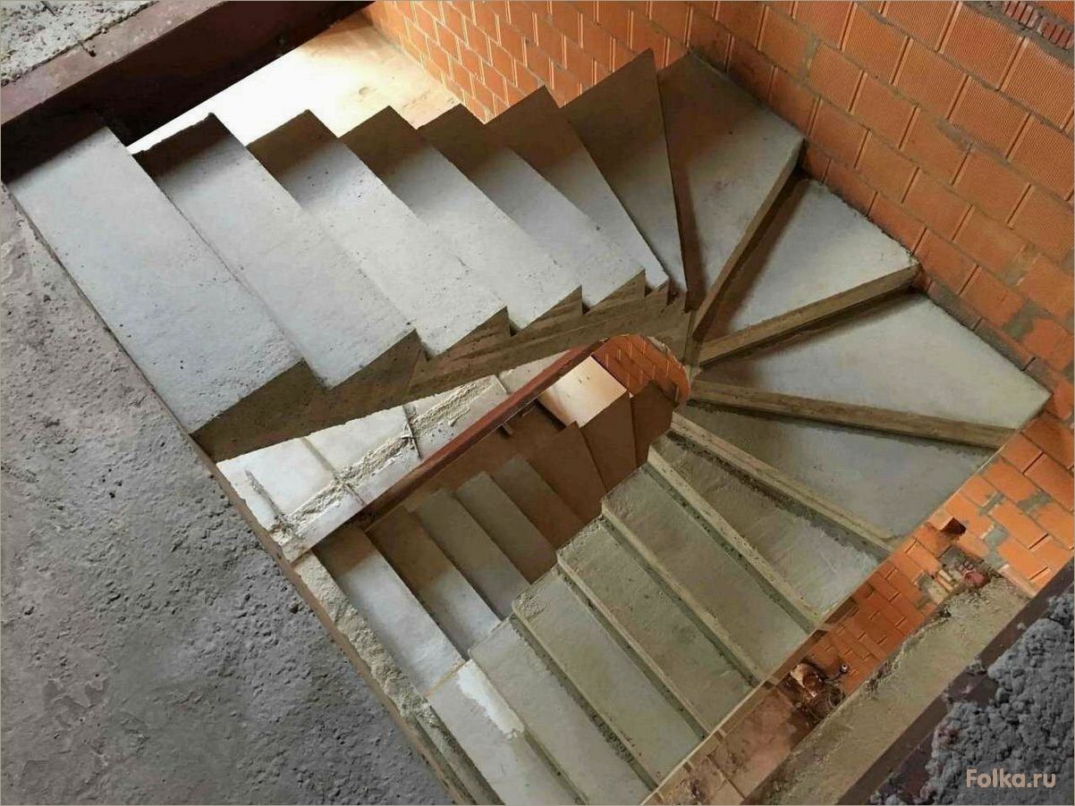 Изготовление монолитной лестницы из бетона самостоятельно